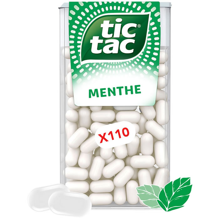 TIC TAC Pastilles à la menthe 54g