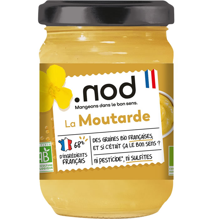 .NOD – Sauce moutarde bio – 200g