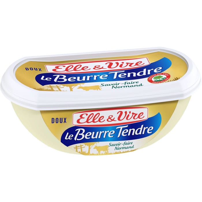 ELLE & VIRE – Beurre doux – 250g