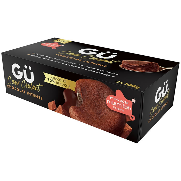 GÜ – Coeur fondant au chocolat 2 x 100g