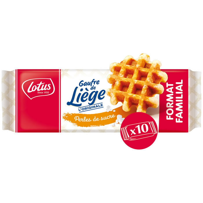 LOTUS – Gaufres de Liège aux perles de sucre 450g