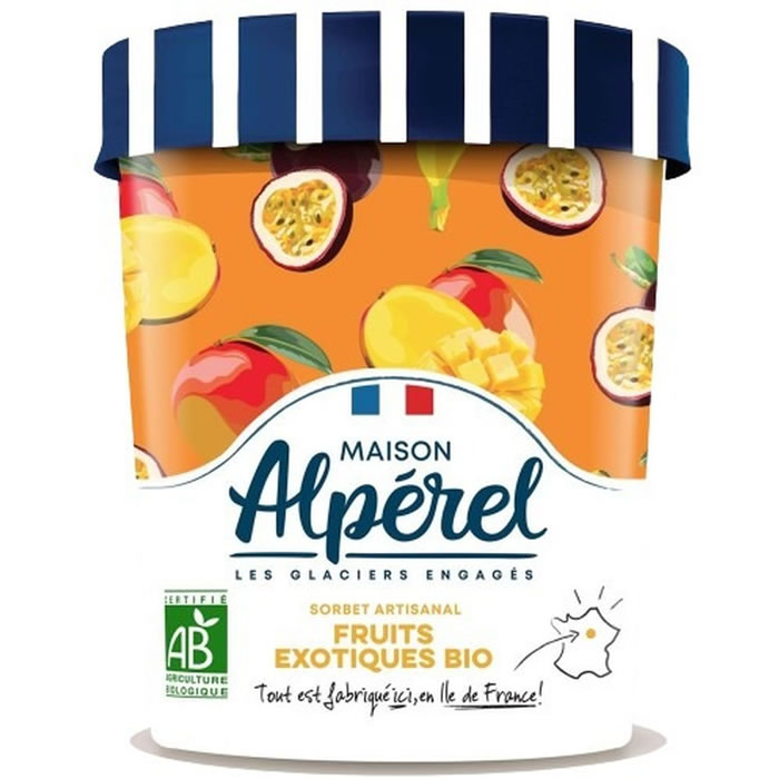 MAISON ALPEREL – Sorbet aux fruits exotiques bio