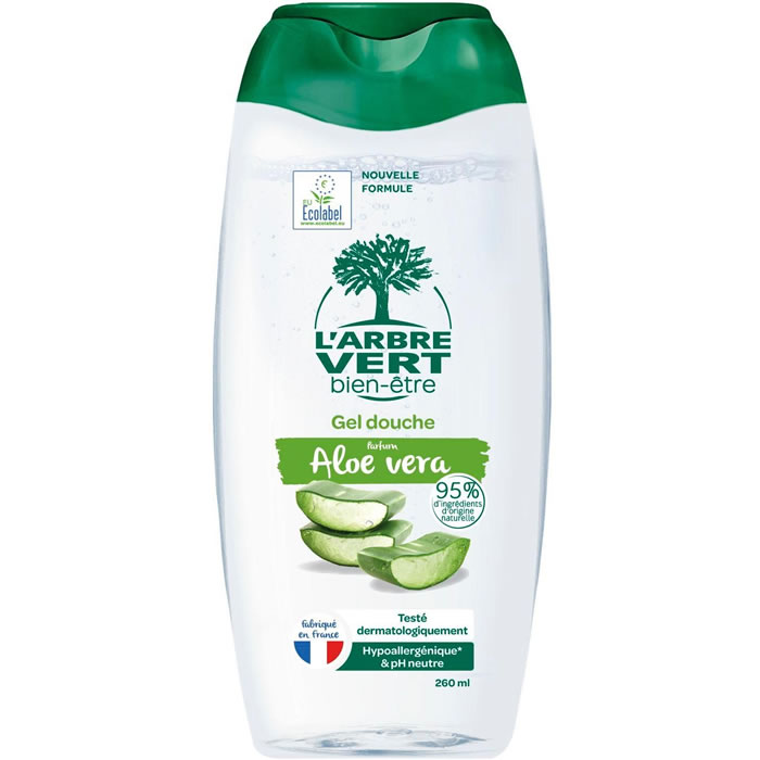 L’ARBRE VERT – Gel douche à l’aloé vera 260 ml