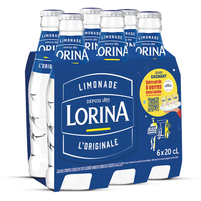 LORINA – Limonade 6 x 20 cl