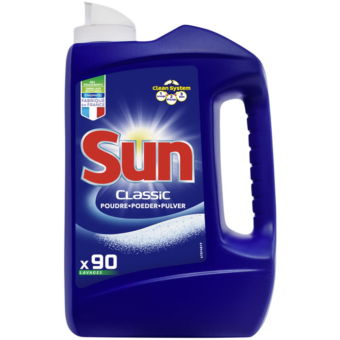 SUN Classic Poudre lave-vaisselle 2,85 kg