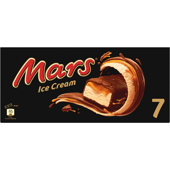 MARS – Barres glacées au caramel (Petit Format)