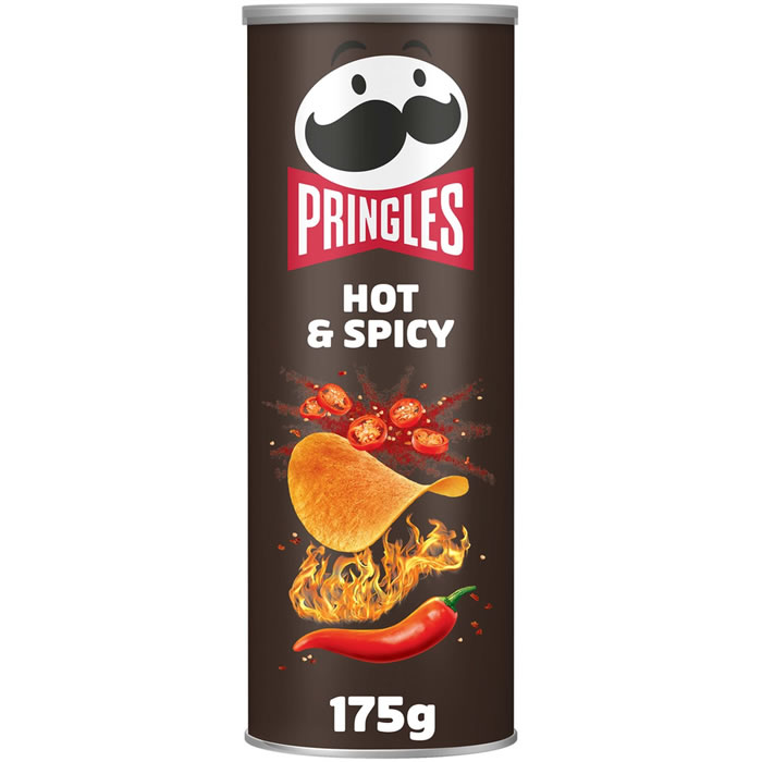 PRINGLES – Chips tuiles saveur hot spicy 175g