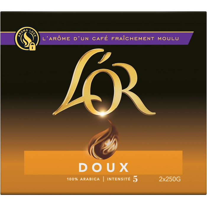 L’OR – Café moulu doux N°5 500g