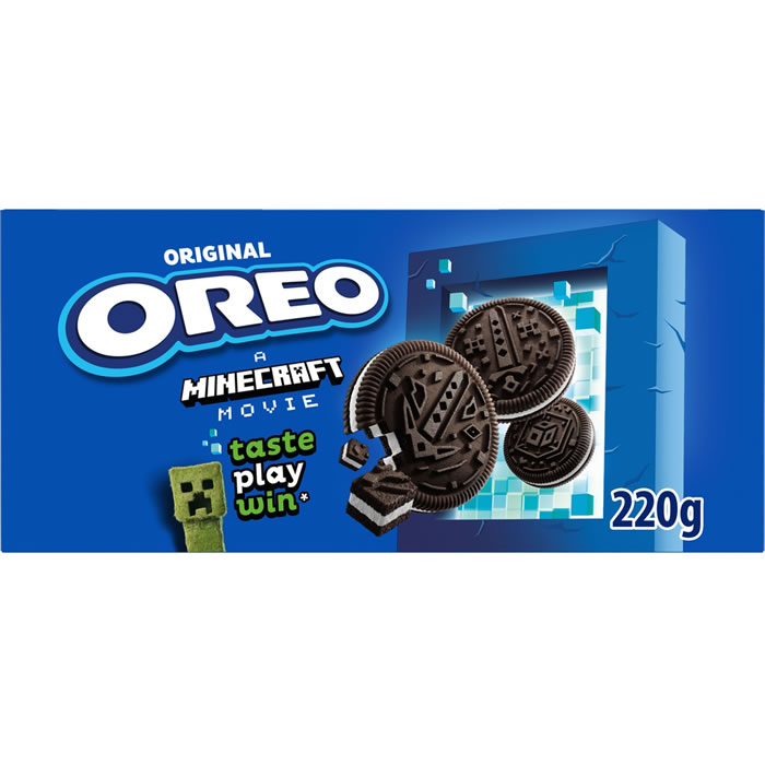 OREO Grand Format – Biscuits cacaotés fourrés à la vanille 220g