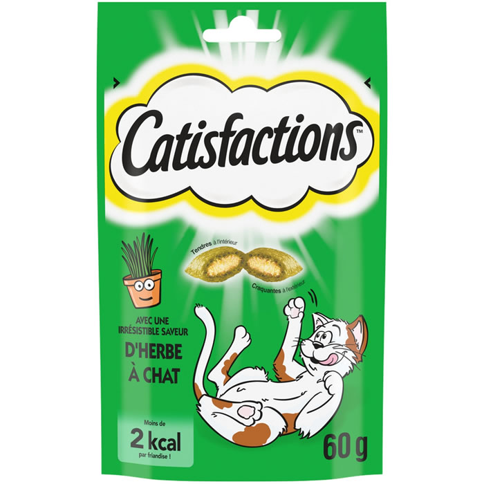 CATISFACTIONS Friandises pour chat à l’herbe à chat