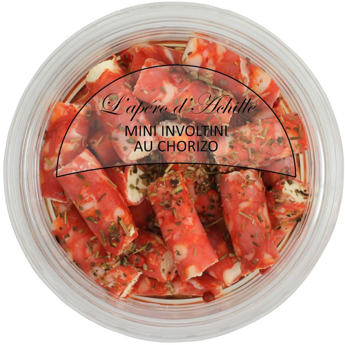 L’APERO D’ACHILLE – Mini involtini chorizo et fromage frais 110g