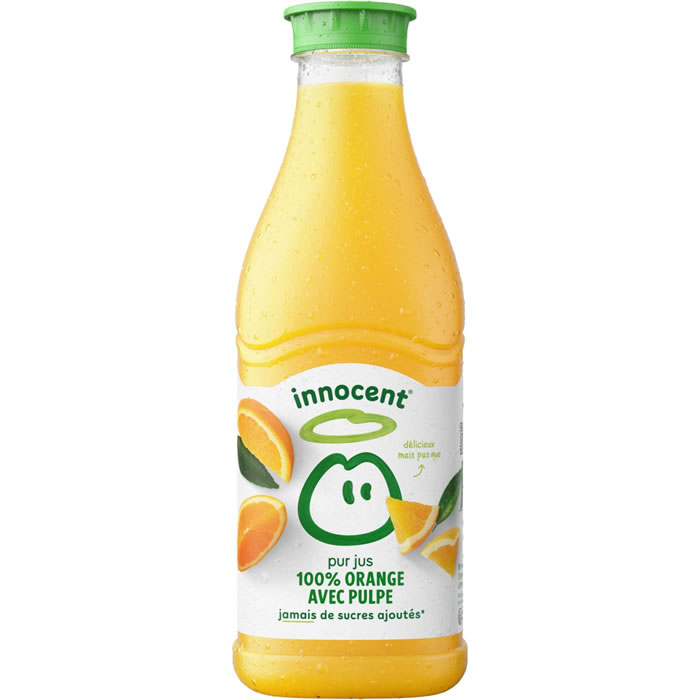 INNOCENT – Pur jus d’orange avec pulpe 90 cl