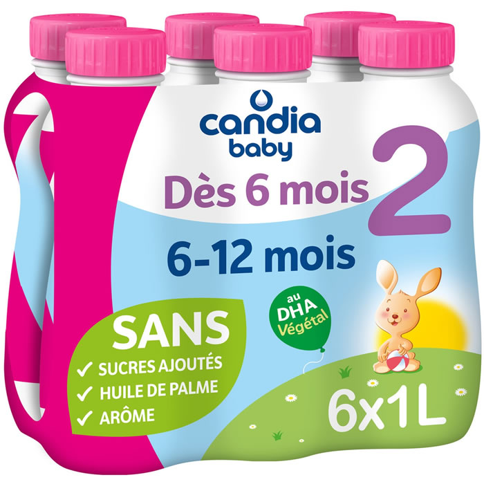 Lait de croissance liquide dès 6 mois CANDIA Baby