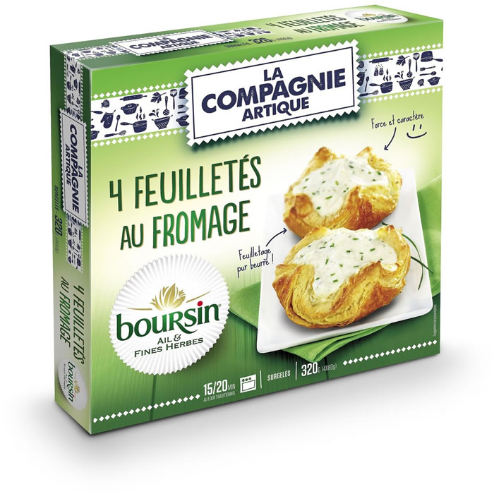 LA COMPAGNIE ARTIQUE – Feuilleté au boursin 300g