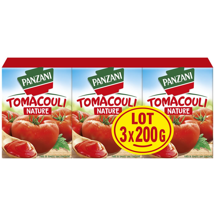 PANZANI – Purée de tomates fraîches – 3 x 200g
