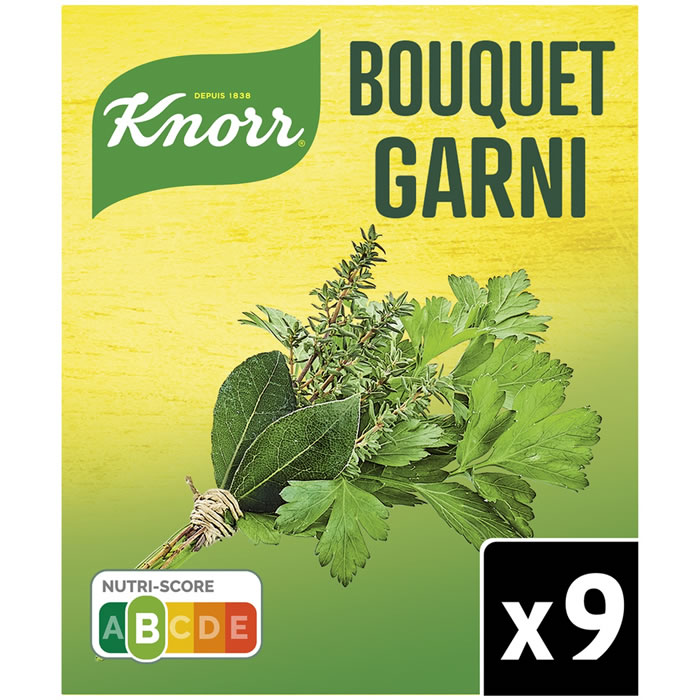KNORR – Bouillon de thym, persil et laurier en cube – 99g
