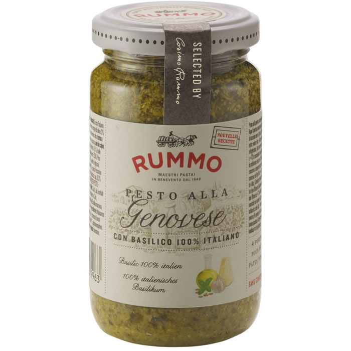 RUMMO – Sauce pesto au basilic à la Genovese – 190g