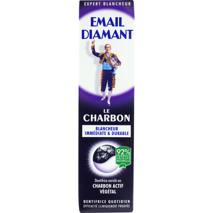 EMAIL DIAMANT Le Charbon – Dentifrice blancheur immédiate et durable 75 ml