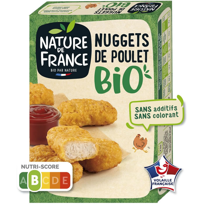 NATURE DE FRANCE – Nuggets de poulet bio (200 g)