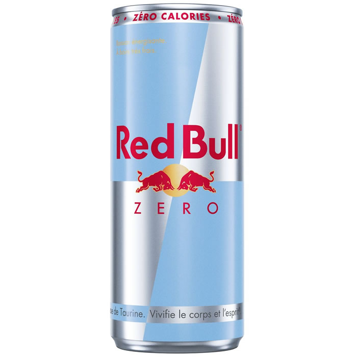 RED BULL – Boisson énergisante gazeuse sans sucre Zéro 25 cl