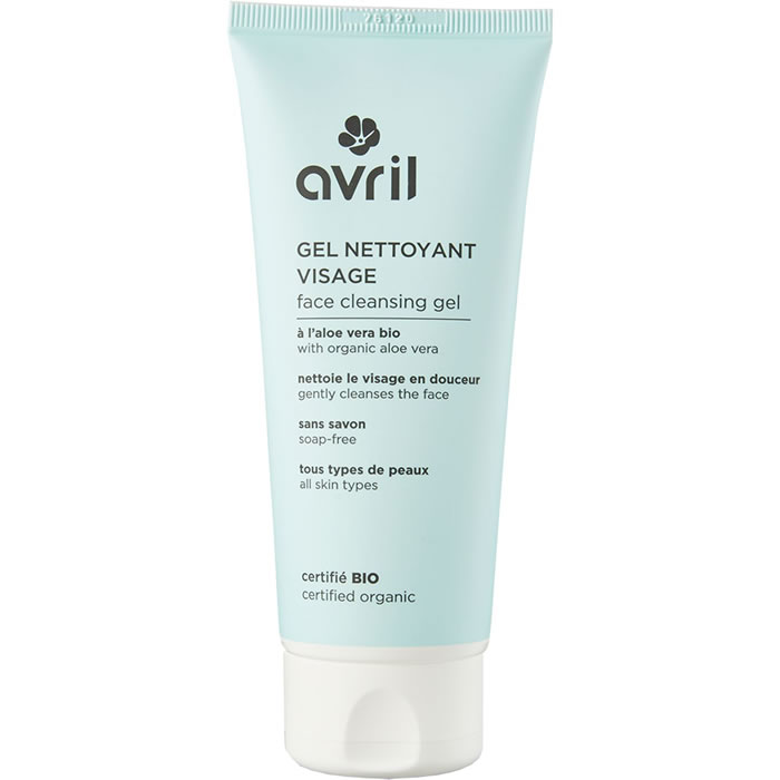 AVRIL – Gel nettoyant visage à l’aloe vera bio 100 ml