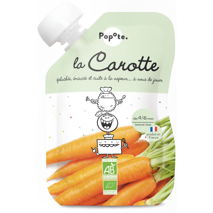 POPOTE – Purée de carotte 120 g