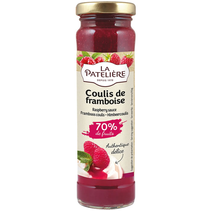 LA PATELIERE – Coulis de framboise 165 g