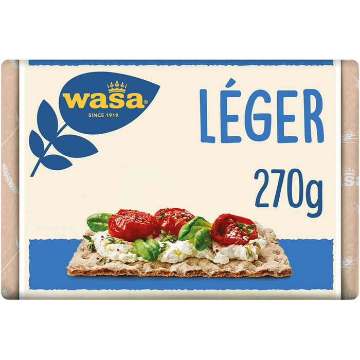 WASA – Tartine crackers croustillante au seigle fine et délicate 270g