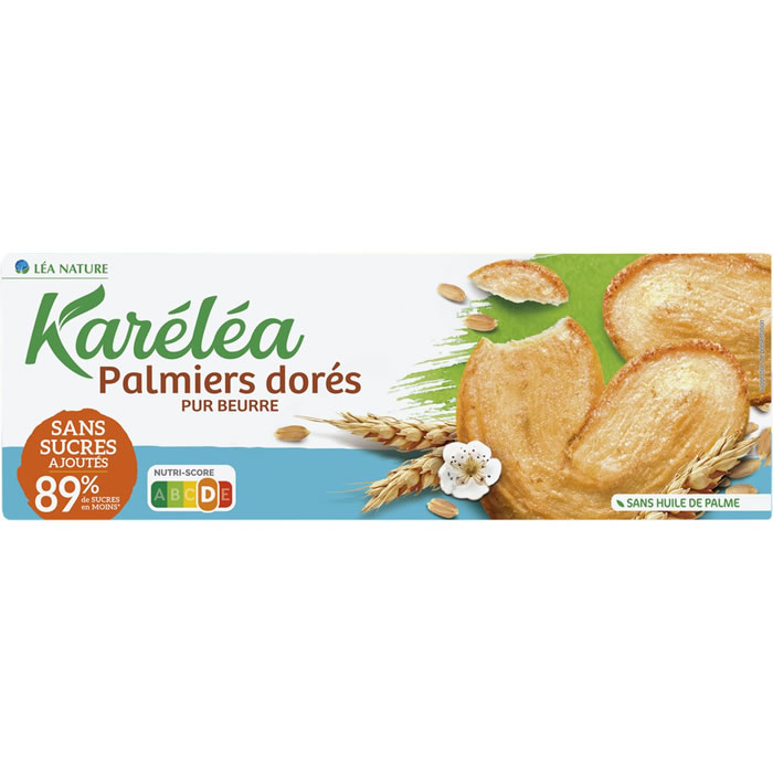 Palmier sans sucres ajoutées KARELEA 100g