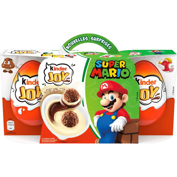 KINDER Joy – Oeufs en chocolat au lait 60g (3 pièces)
