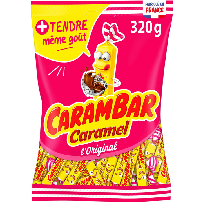 CARAMBAR Original Bonbons tendres au caramel 320g