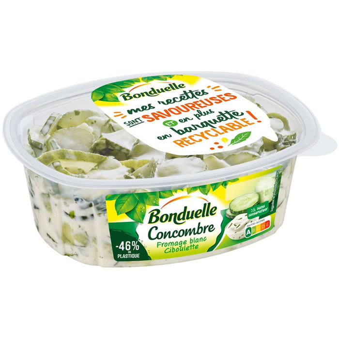 BONDUELLE – Concombres au fromage blanc et ciboulette 320g
