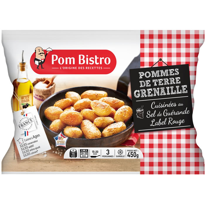 POM BISTRO – Poêlée de pommes de terre grenaille à l’huile d’olive 450g