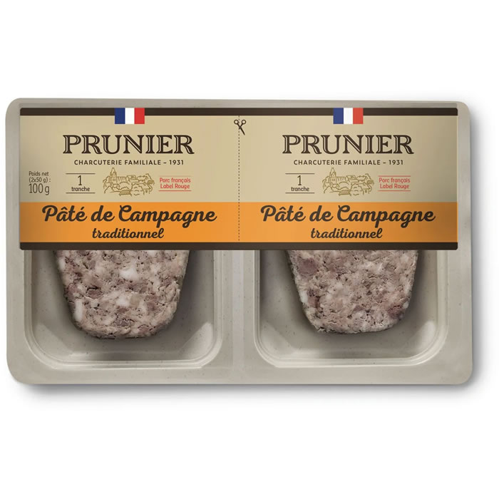 MAISON PRUNIER Plus – Pâté de Campagne traditionnel (100 g)