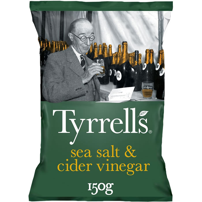 TYRRELLS – Chips saveur vinaigre de cidre 150g
