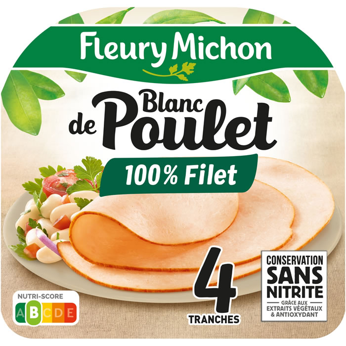 FLEURY MICHON Blanc de poulet sans nitrite