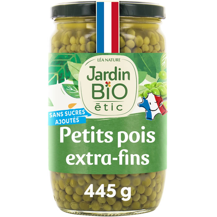 JARDIN BIO Étic – Petits pois extra fins bio 660g