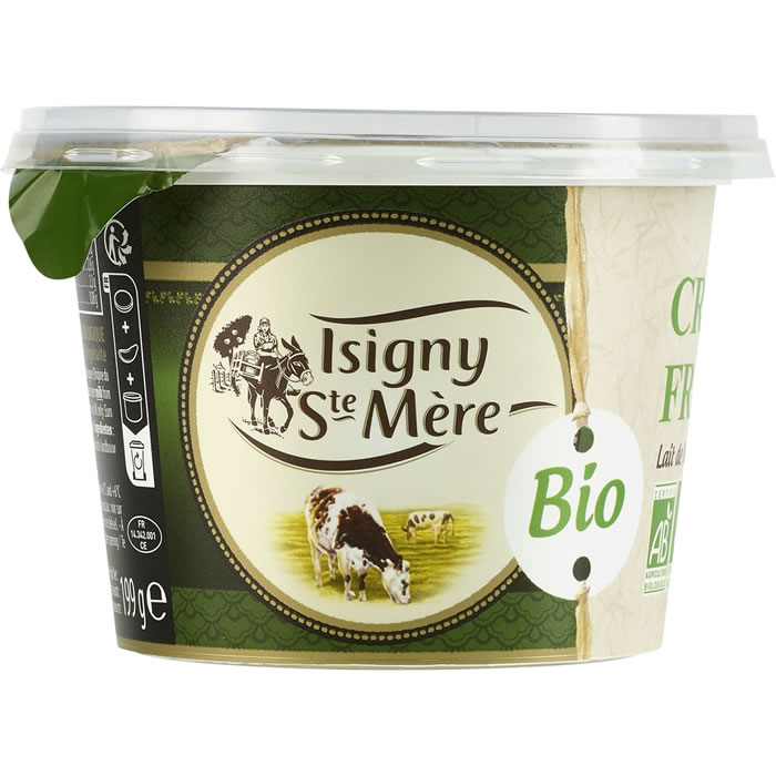 ISIGNY SAINTE MÈRE – Crème fraîche d’Isigny 35% M.G AOP bio