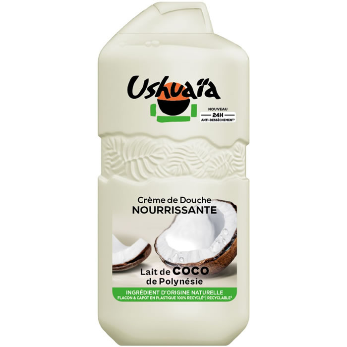 USHUAIA Nourrissant – Crème douche au lait de coco de Polynésie 280 ml
