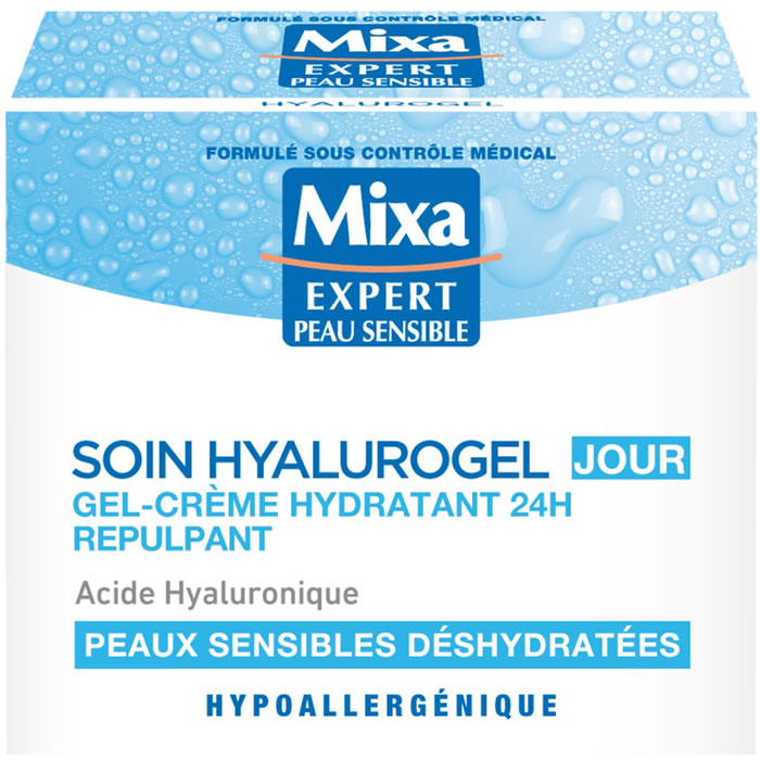 MIXA Expert Gel-crème hydratant à l’acide hyaluronique – 50ml