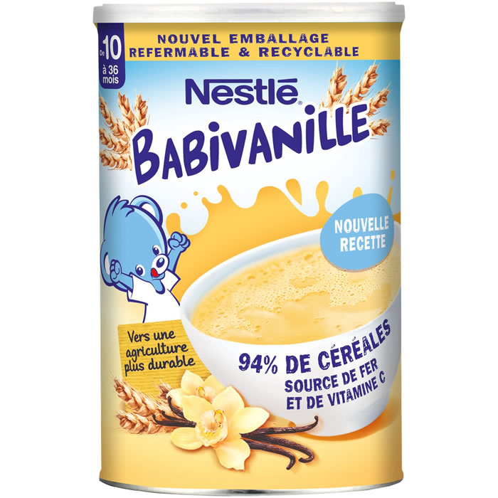NESTLE – Céréales en poudre à la vanille dès 10 mois 400 g