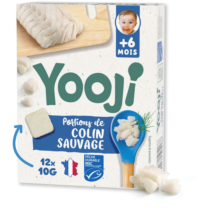 YOOJI – Galets de colin MSC dès 6 mois 120g