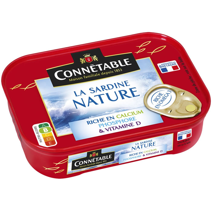 CONNETABLE – Sardine nature 95g