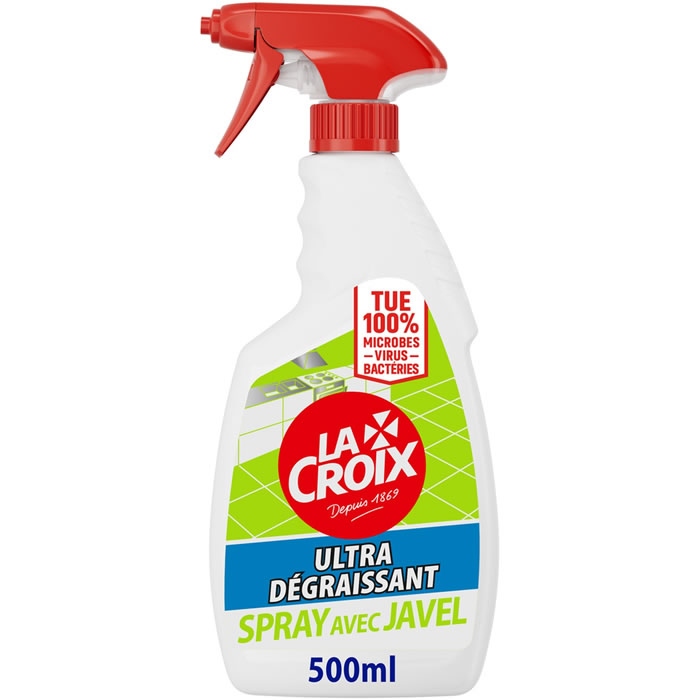 LA CROIX Nettoyant spray dégraissant avec javel 500 ml
