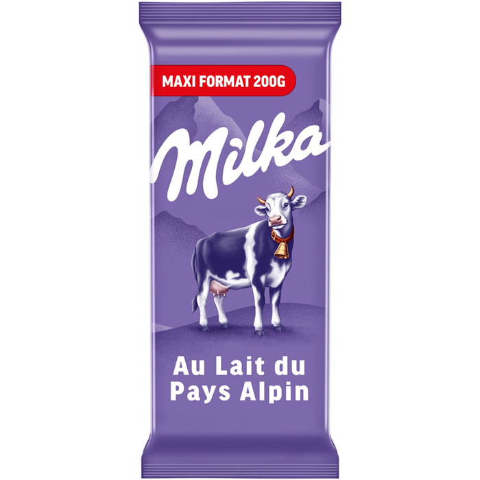 MILKA – Tablette de chocolat au lait 200g
