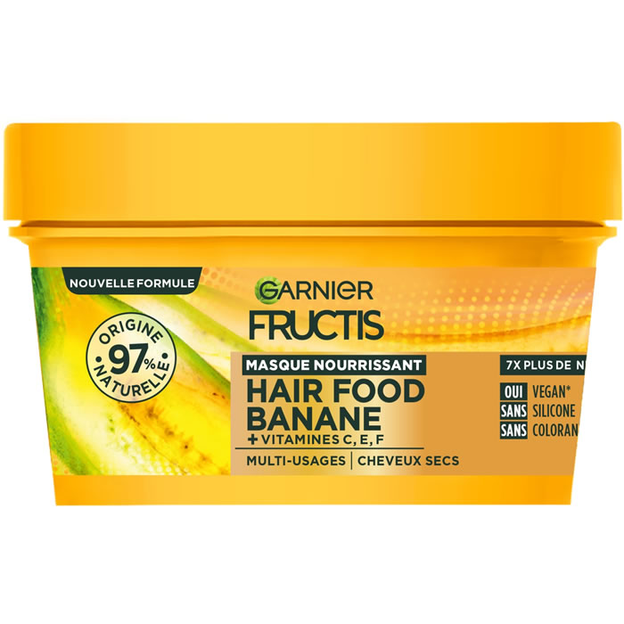 GARNIER Fructis – Masque cheveux nourrisant à la banane 320 ml