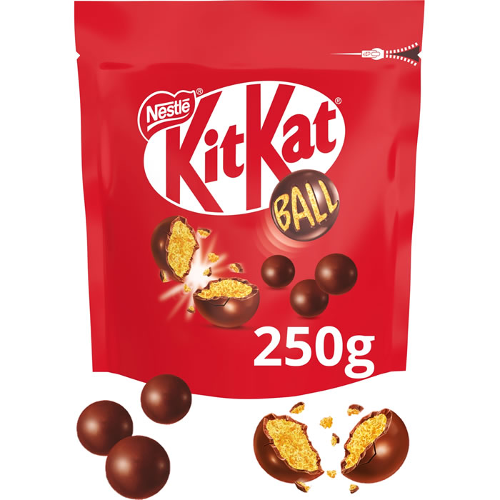 NESTLE Kit Kat Ball – Billes aux céréales enrobées de chocolat 250g