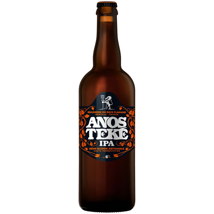 ANOSTEKE – Bière blonde artisanale IPA Nord 75 cl