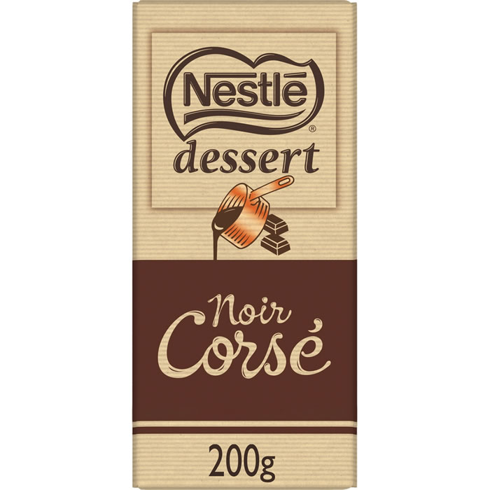 NESTLE Dessert – Chocolat noir pâtissier 65% 200g