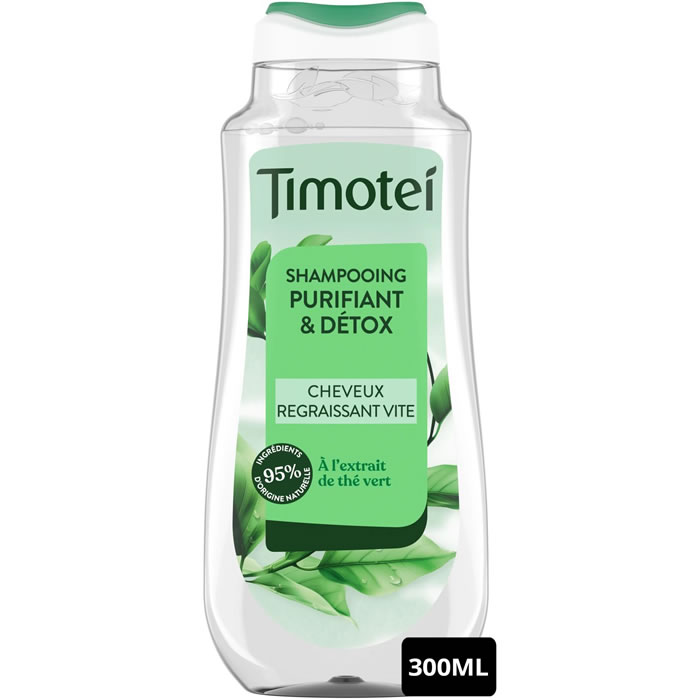 TIMOTEI – Shampoing purifiant et détox au thé vert 300 ml